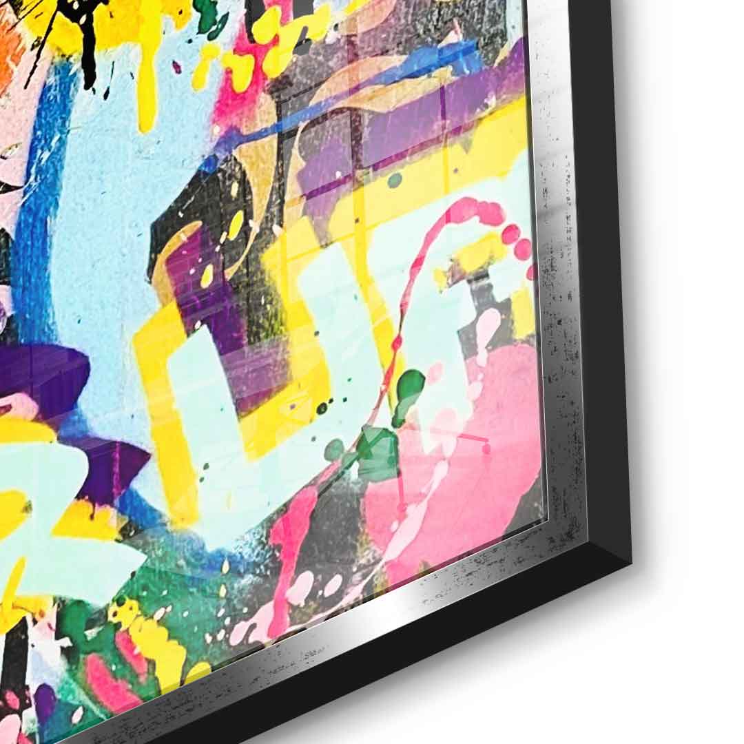 Pop graffiti - acrylic glass