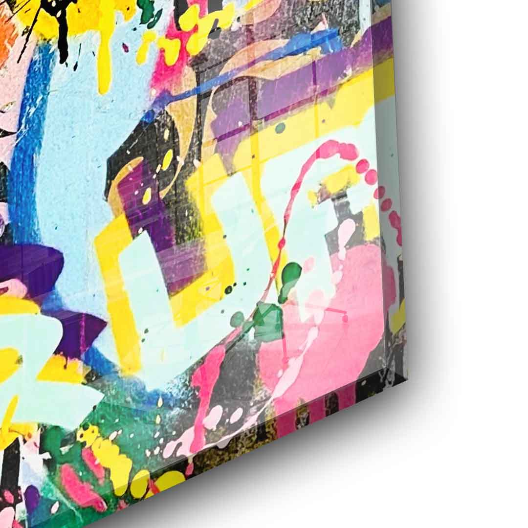 Pop graffiti - acrylic glass