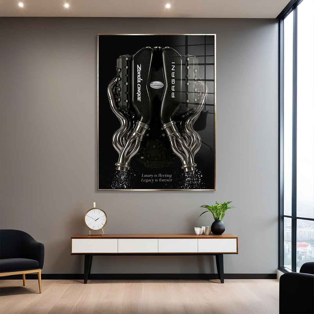 Pagani Engine - Acrylglas