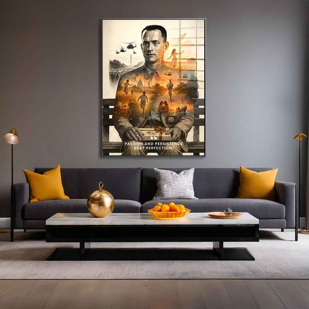 Passion and Perseverance - Acrylglas