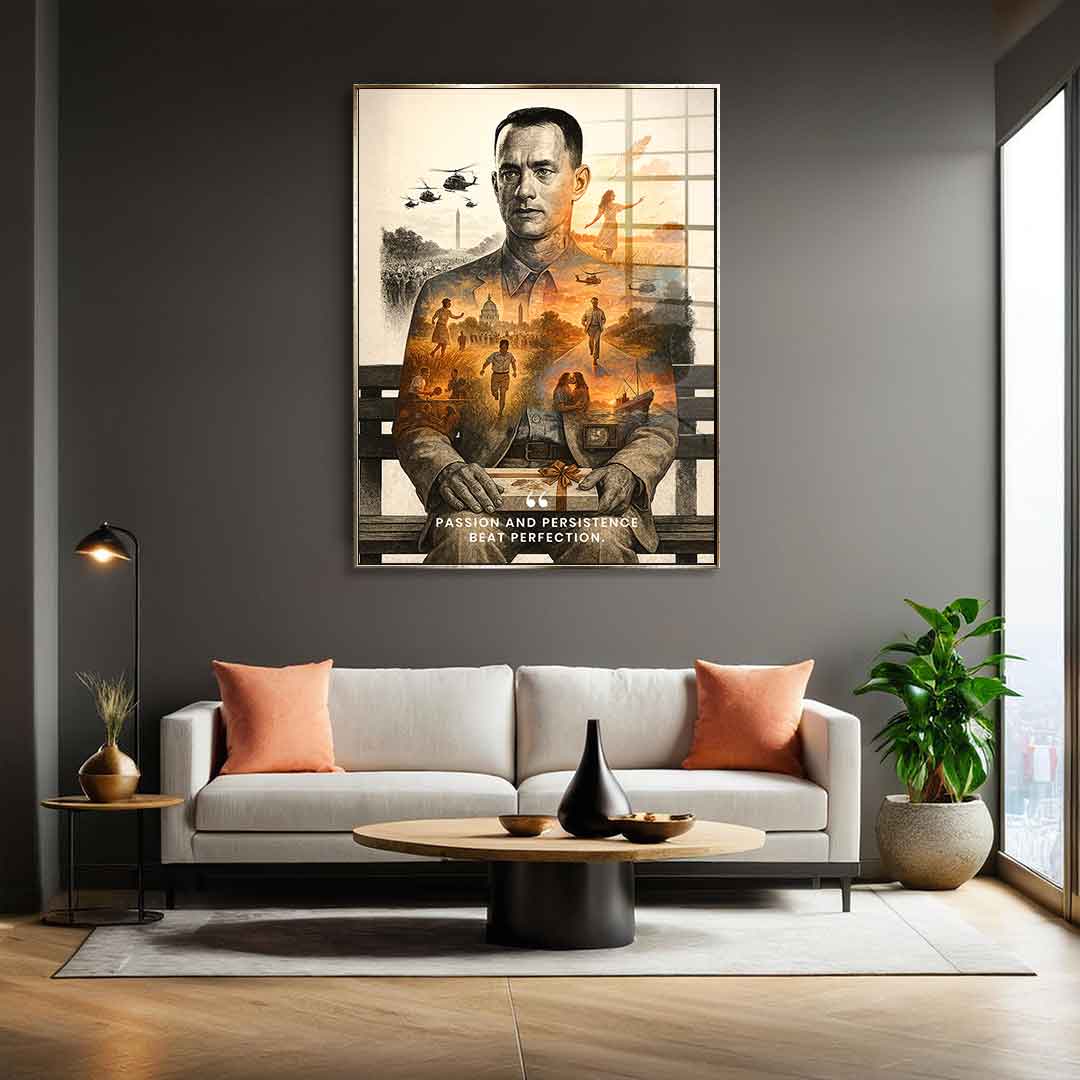 Passion and Perseverance - Acrylglas