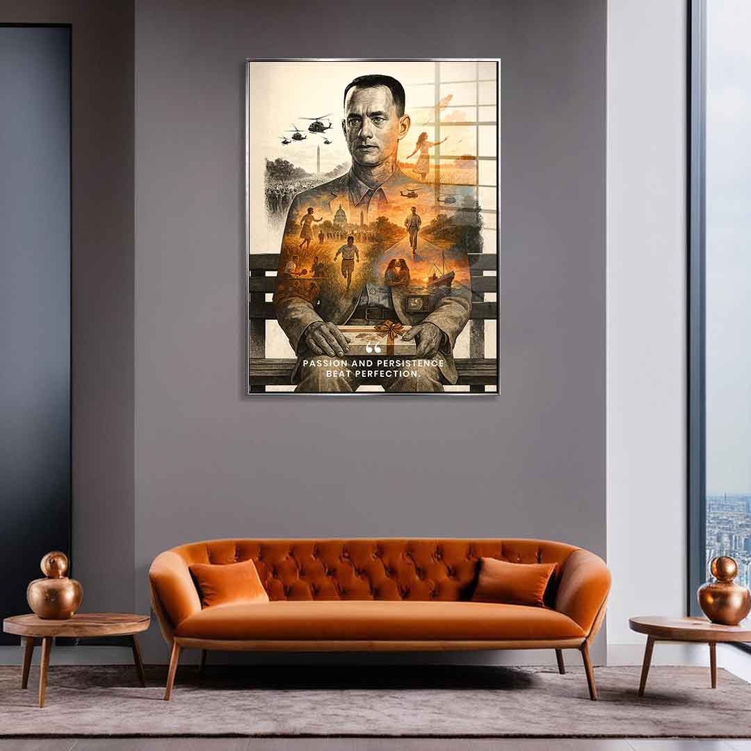 Passion and Perseverance - Acrylglas
