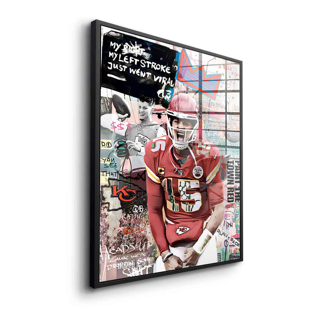 Pat mahomes - acrylic glass
