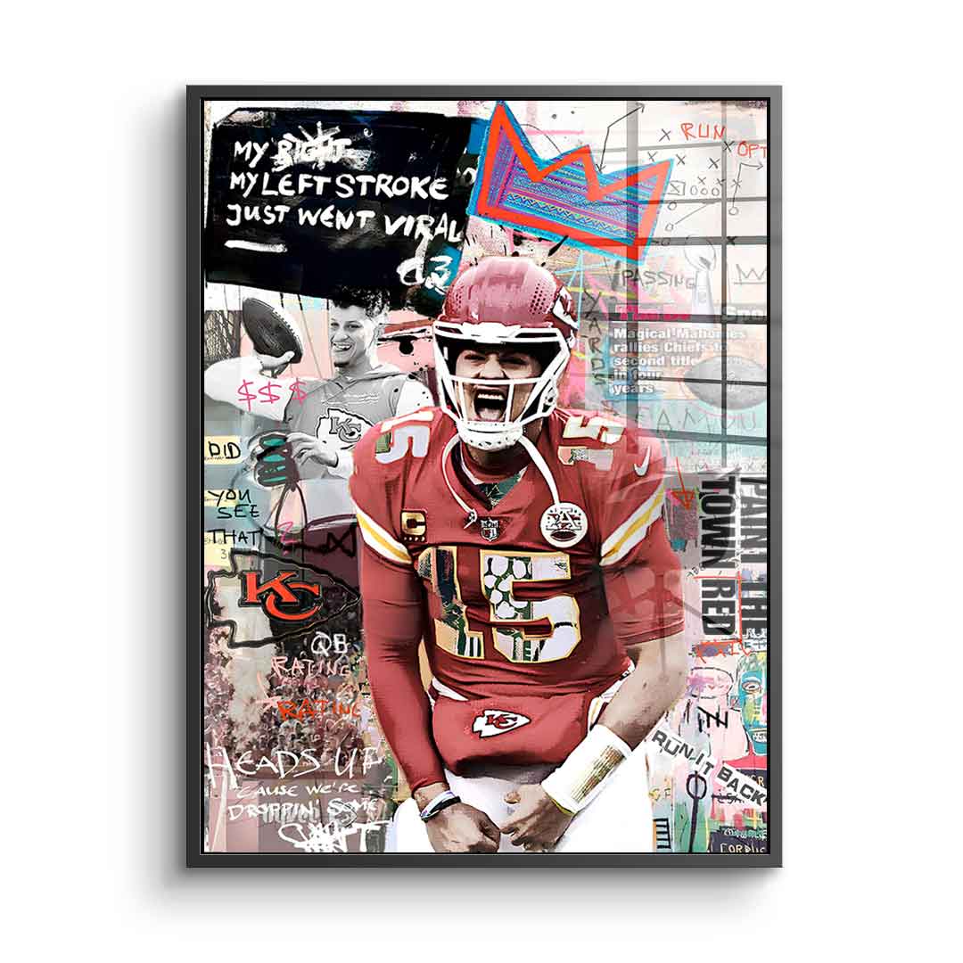 Pat mahomes - acrylic glass