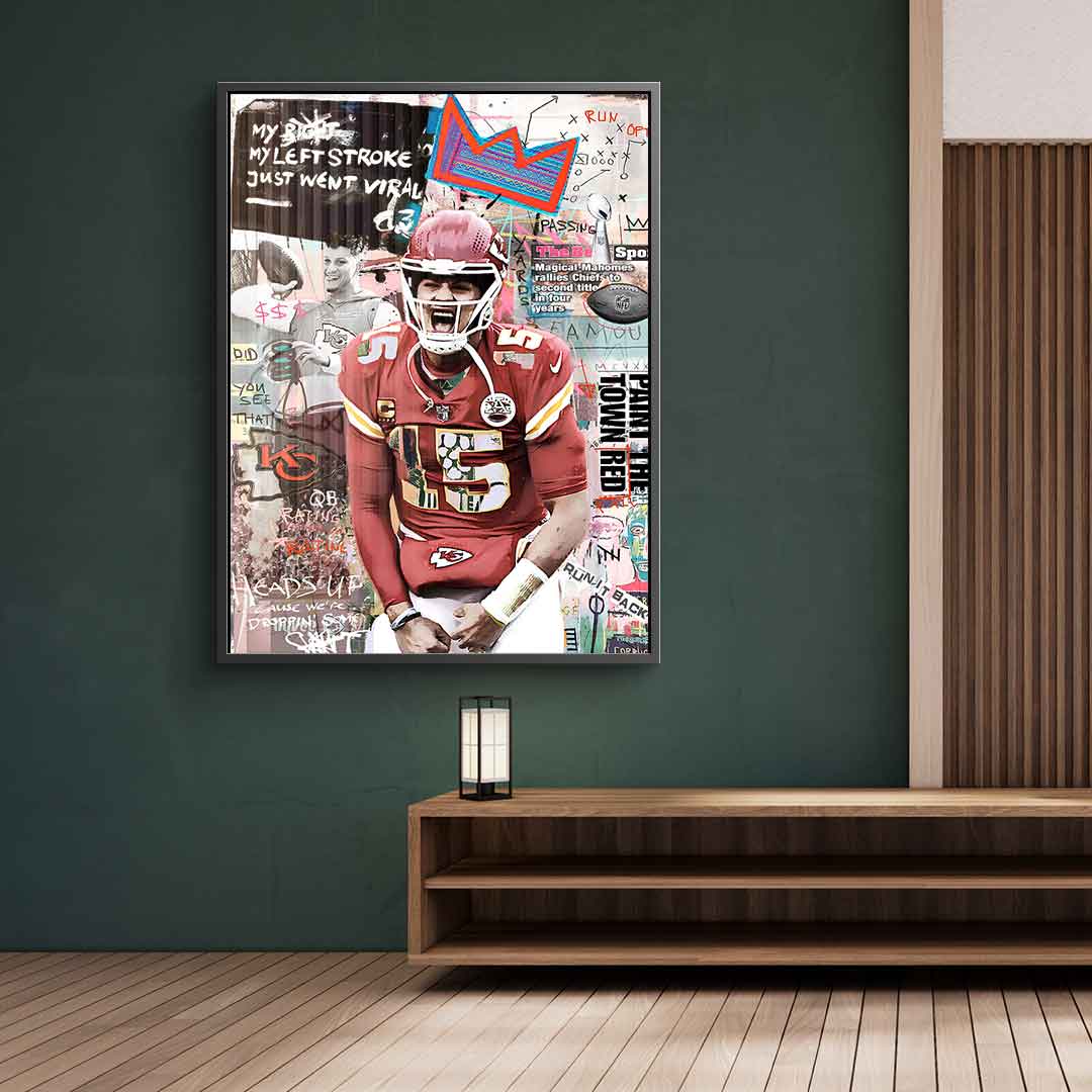 Pat mahomes - acrylic glass