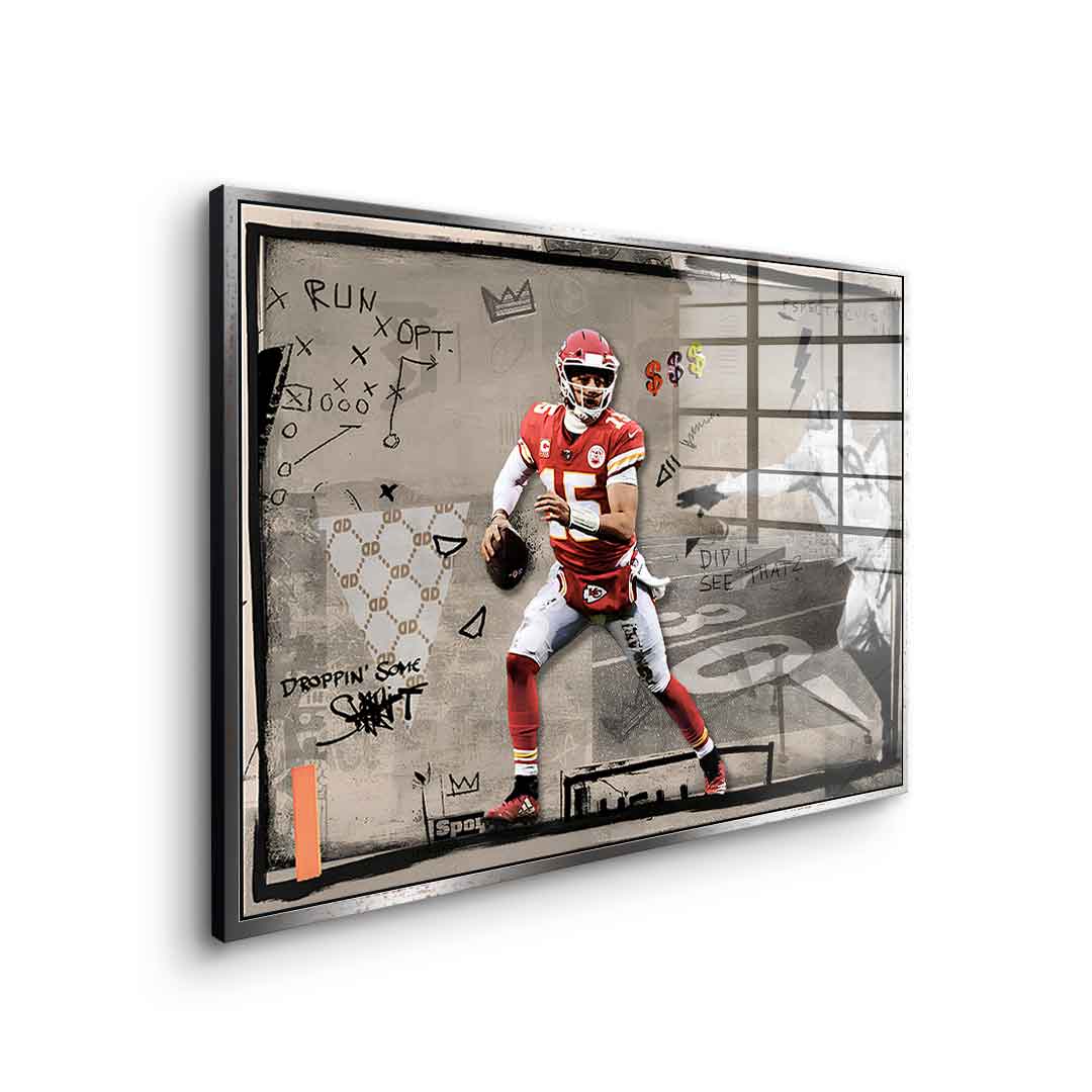 Pat mahomes - acrylic glass