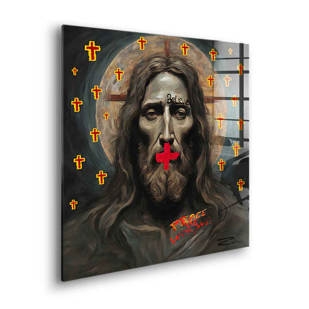 Peace be with you - acrylic glass