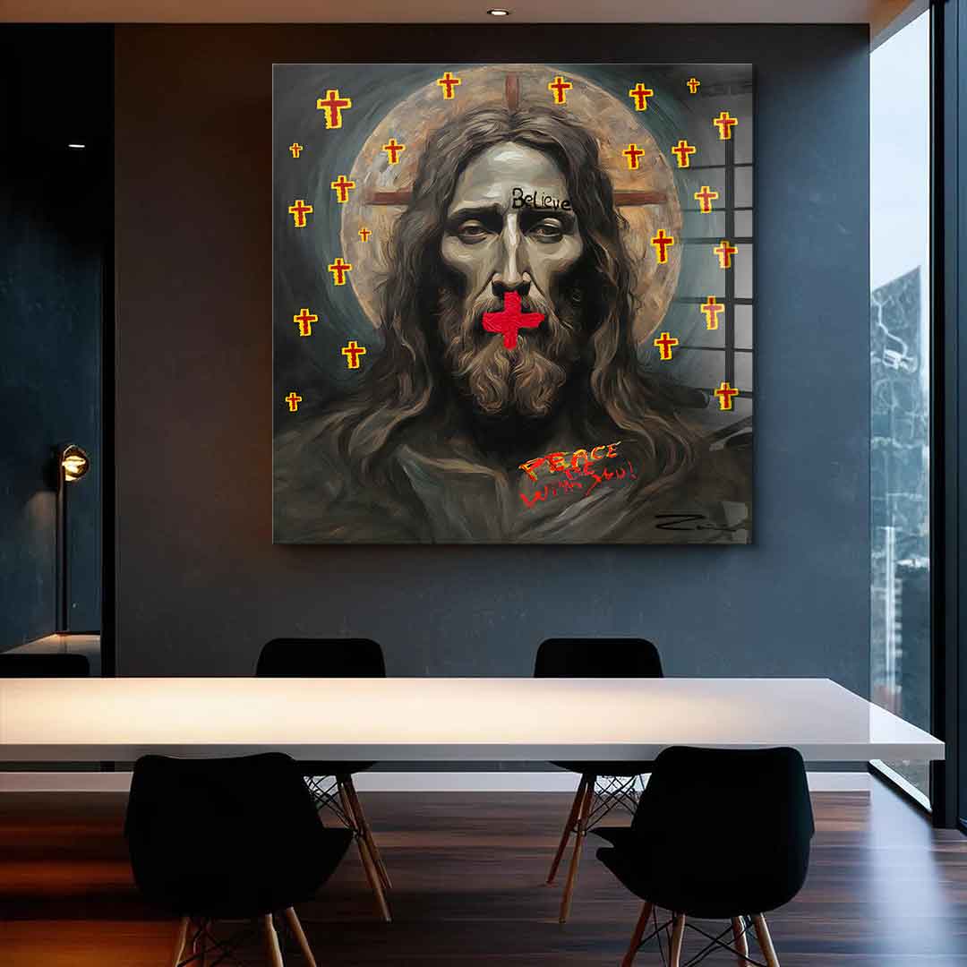 Peace be with you - acrylic glass