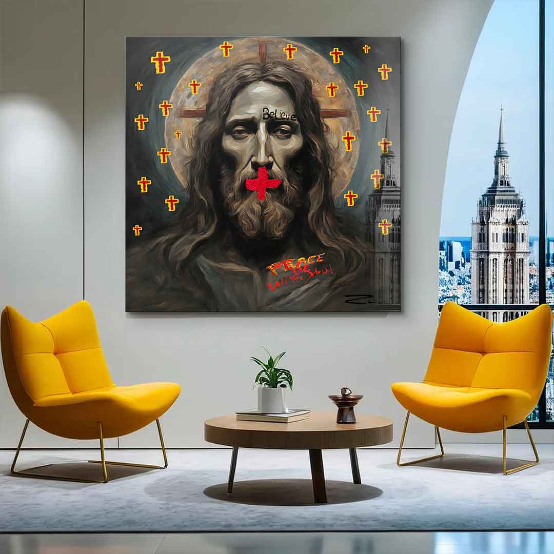 Peace be with you - acrylic glass