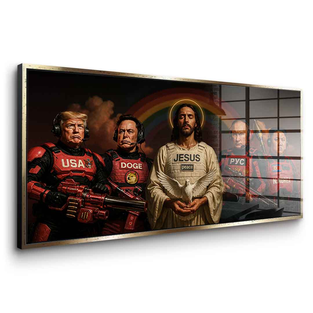 Peace, No War - Acrylglas