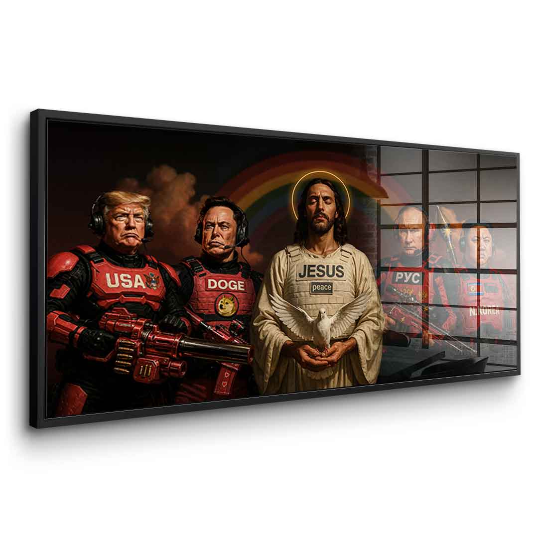 Peace, No War - Acrylglas