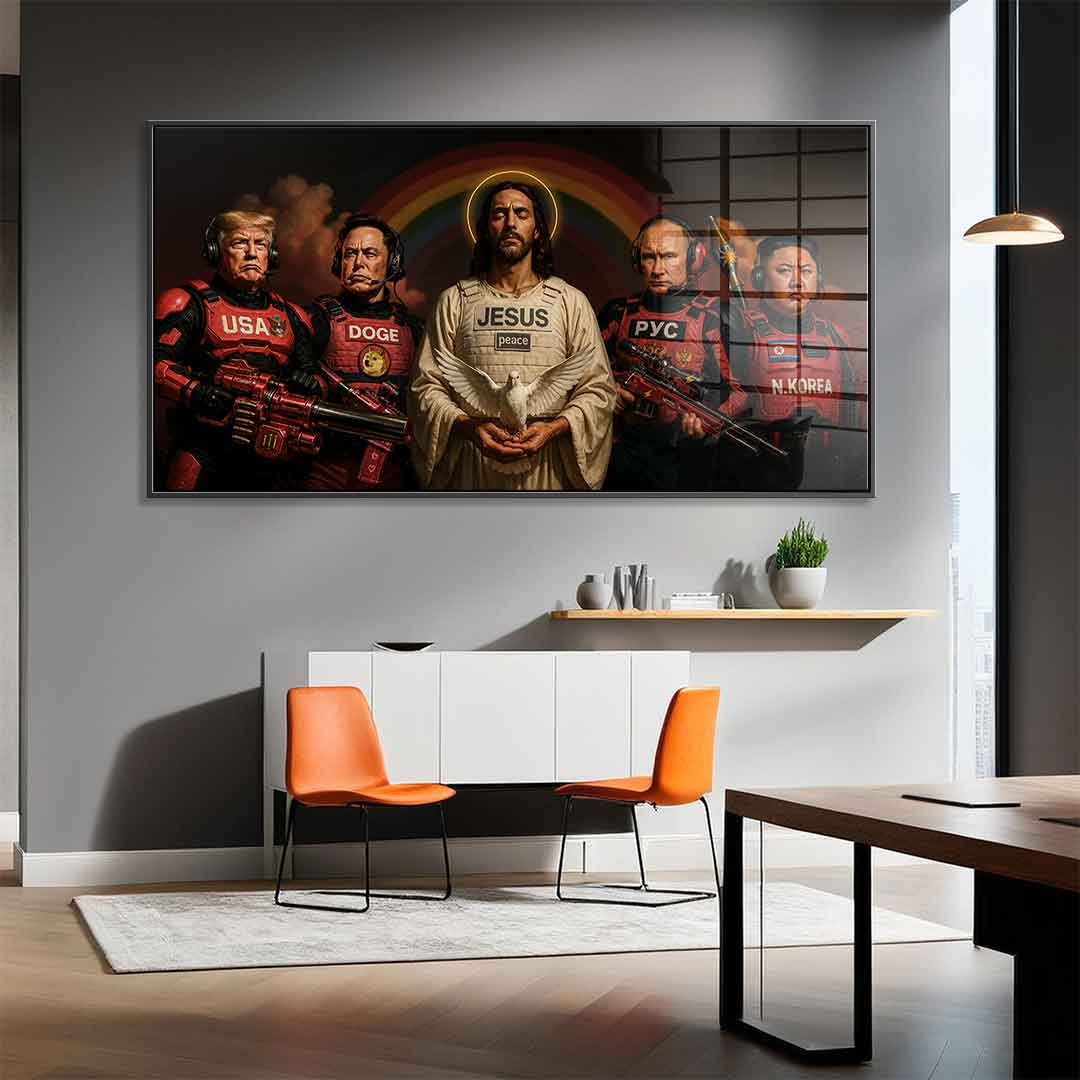 Peace, No War - Acrylglas