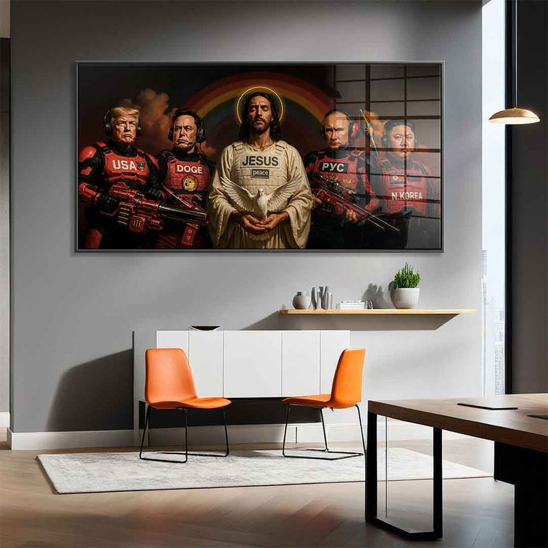 Peace, NO War - Acrylglas