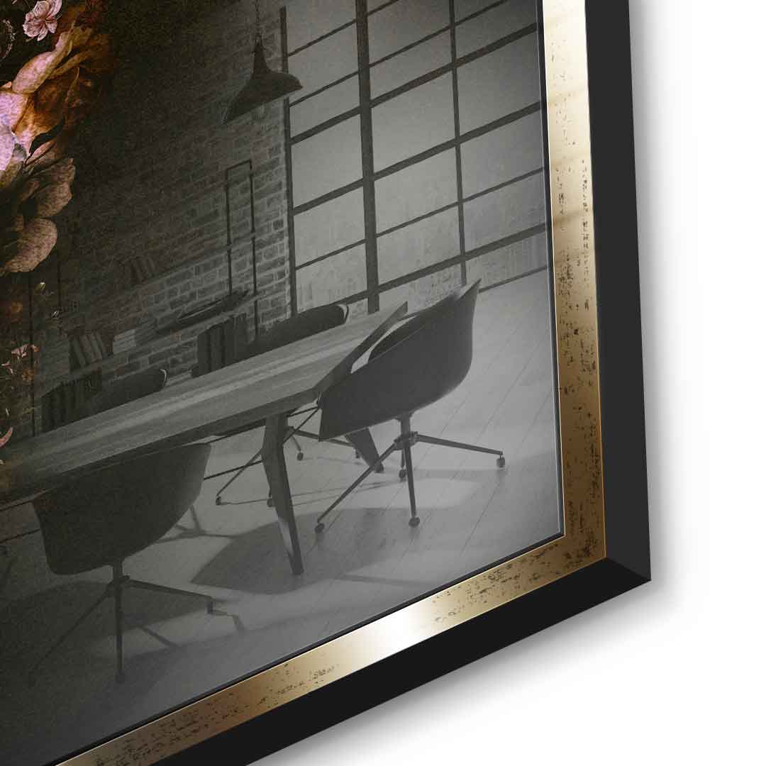 Peachy Skull - Acrylglas