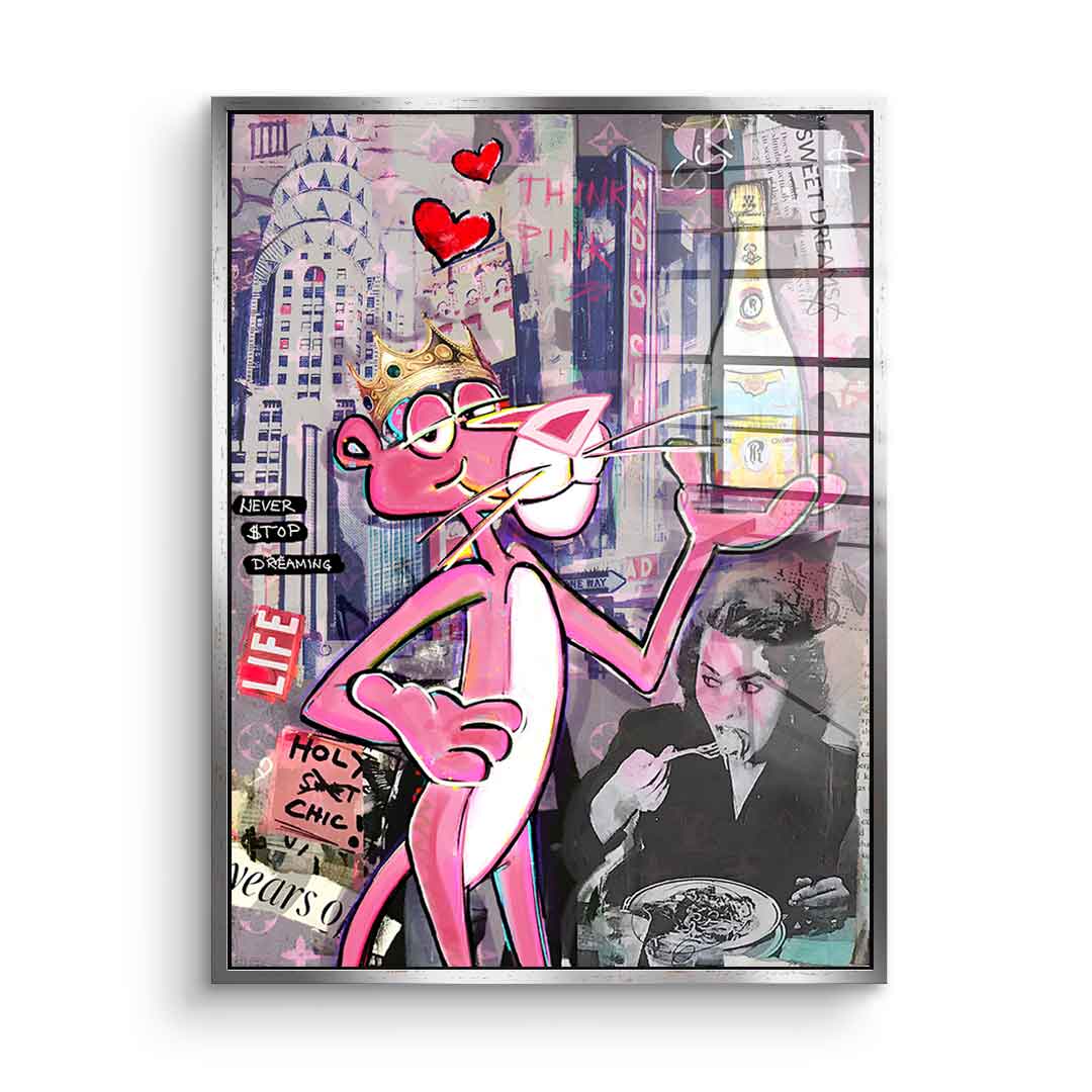 Pink Panther Cristal - acrylic glass