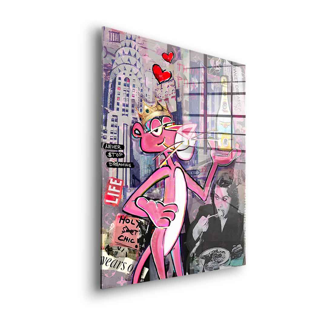 Pink Panther Cristal - acrylic glass