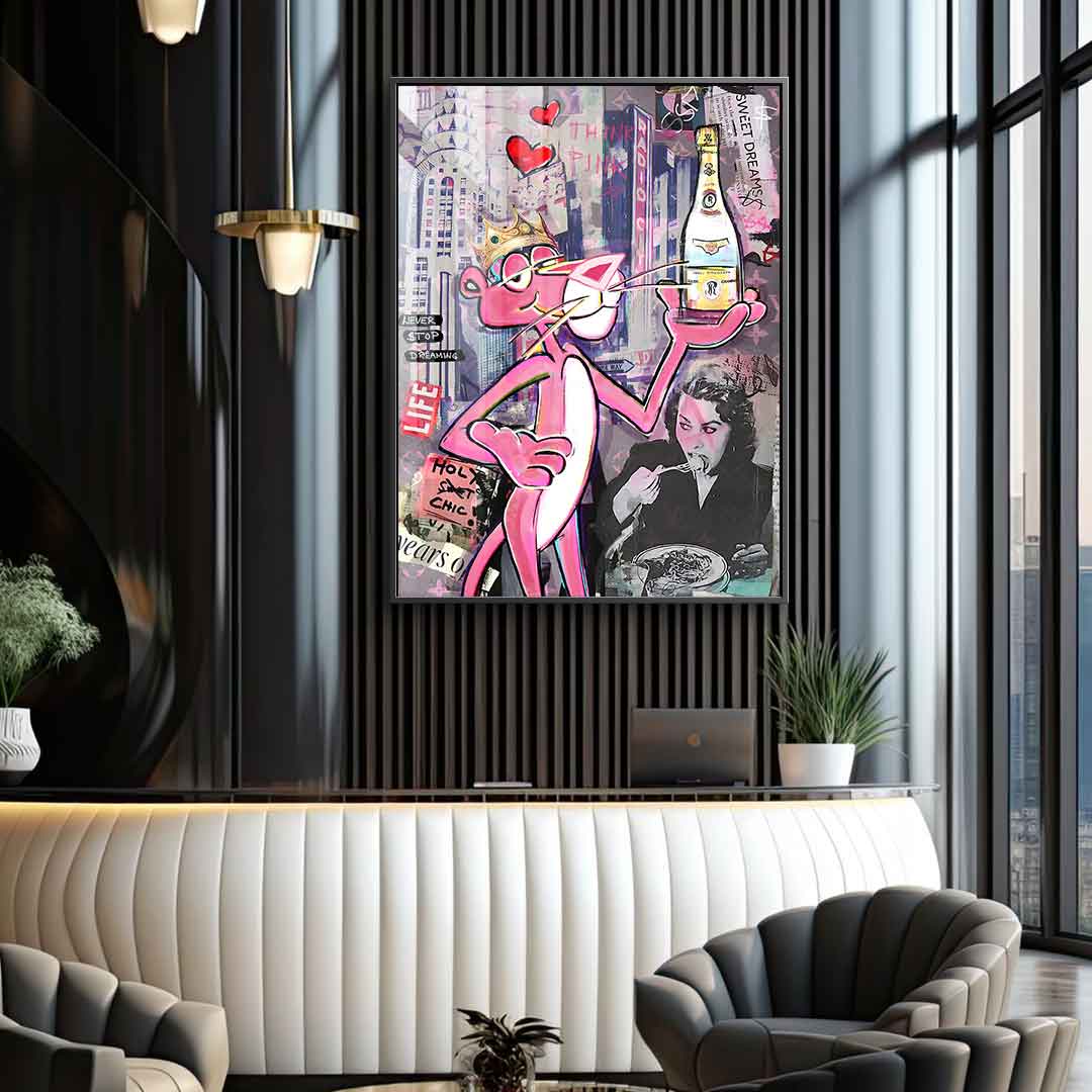 Pink Panther Cristal - acrylic glass