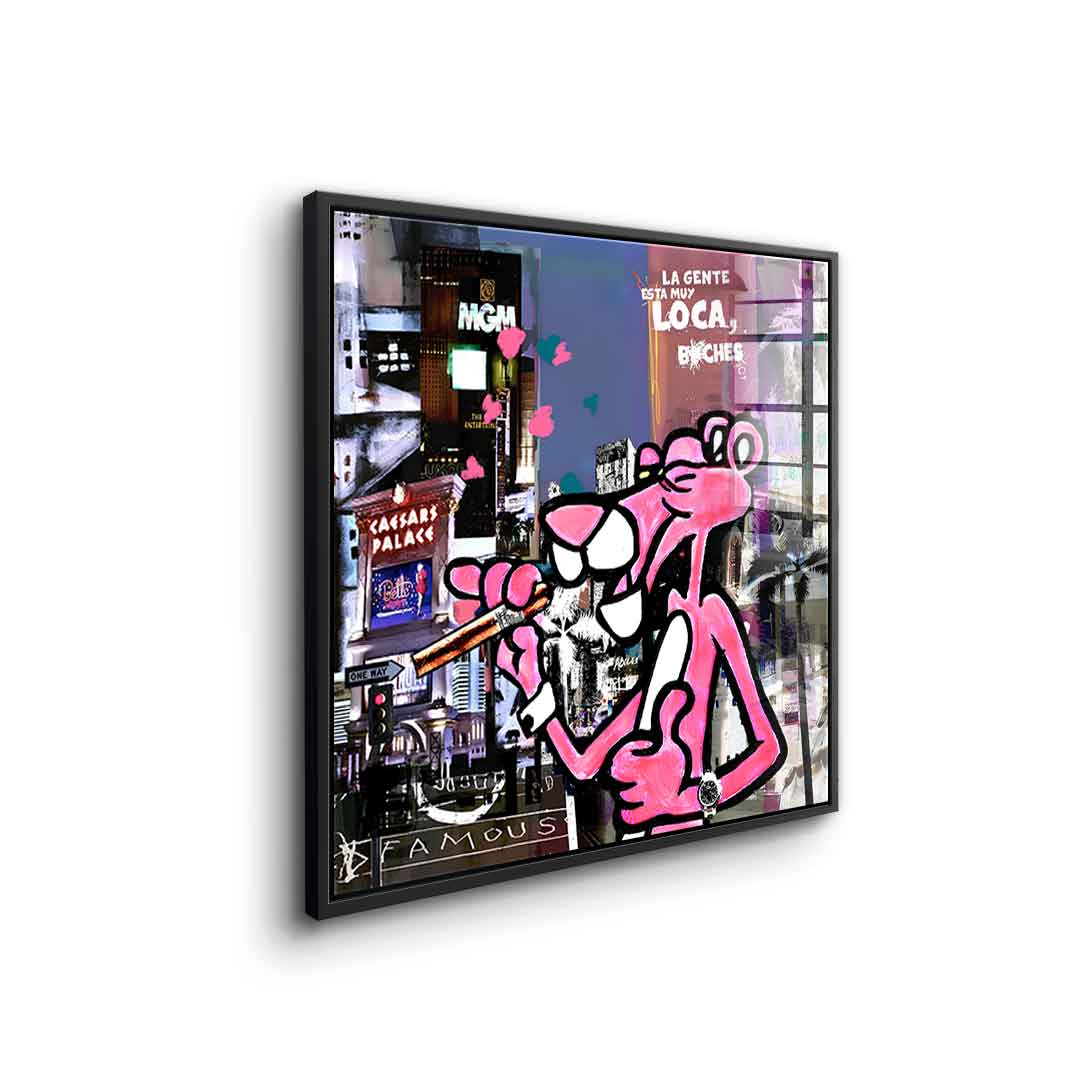 Pink panther muyloca - acrylic glass