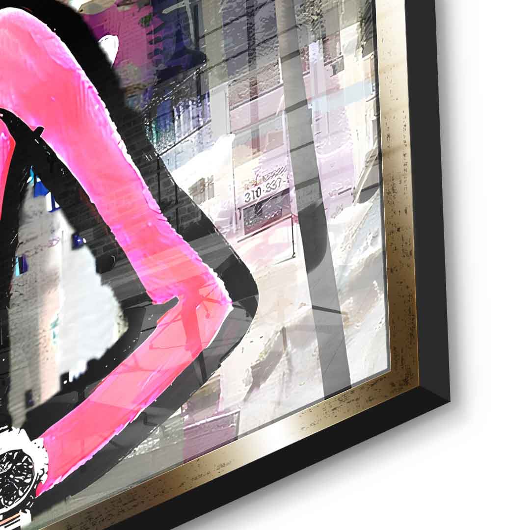 Pink panther muyloca - acrylic glass
