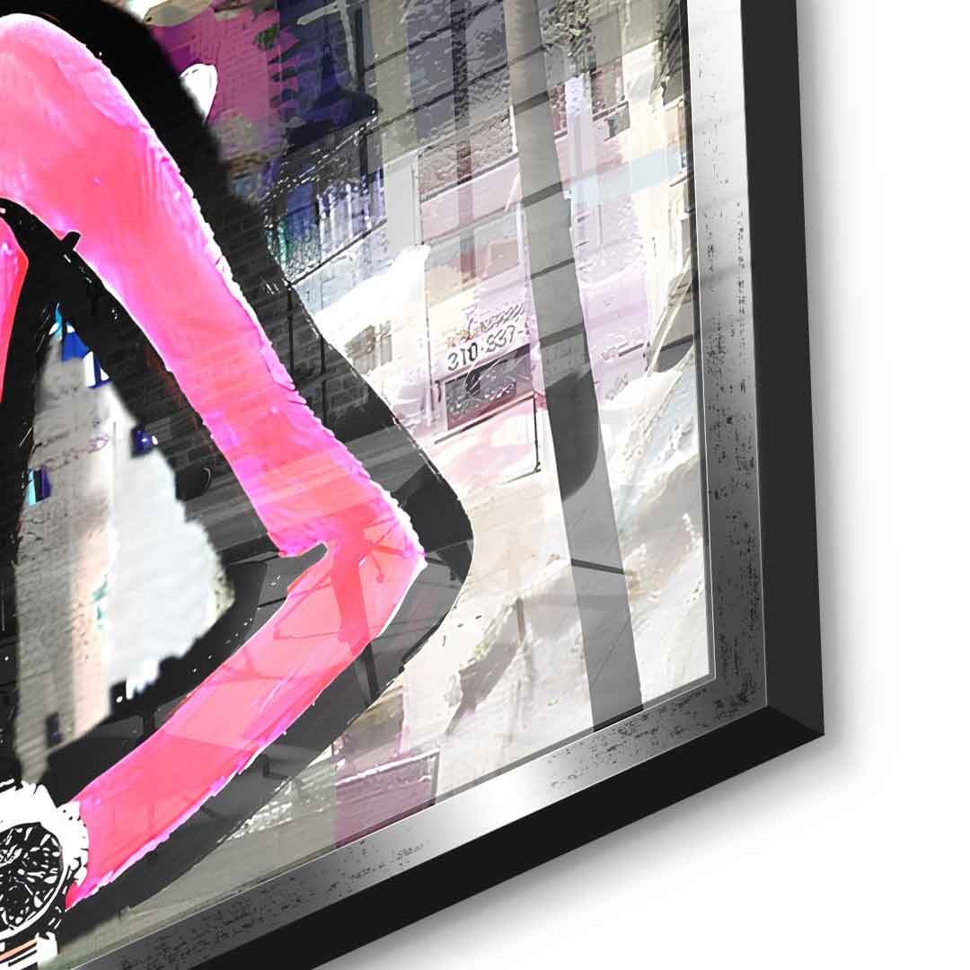 Pink panther muyloca - acrylic glass