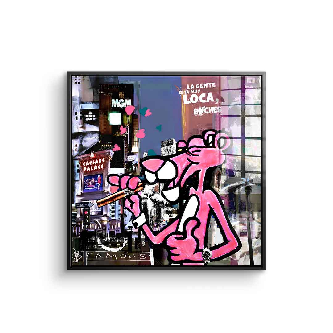 Pink panther muyloca - acrylic glass