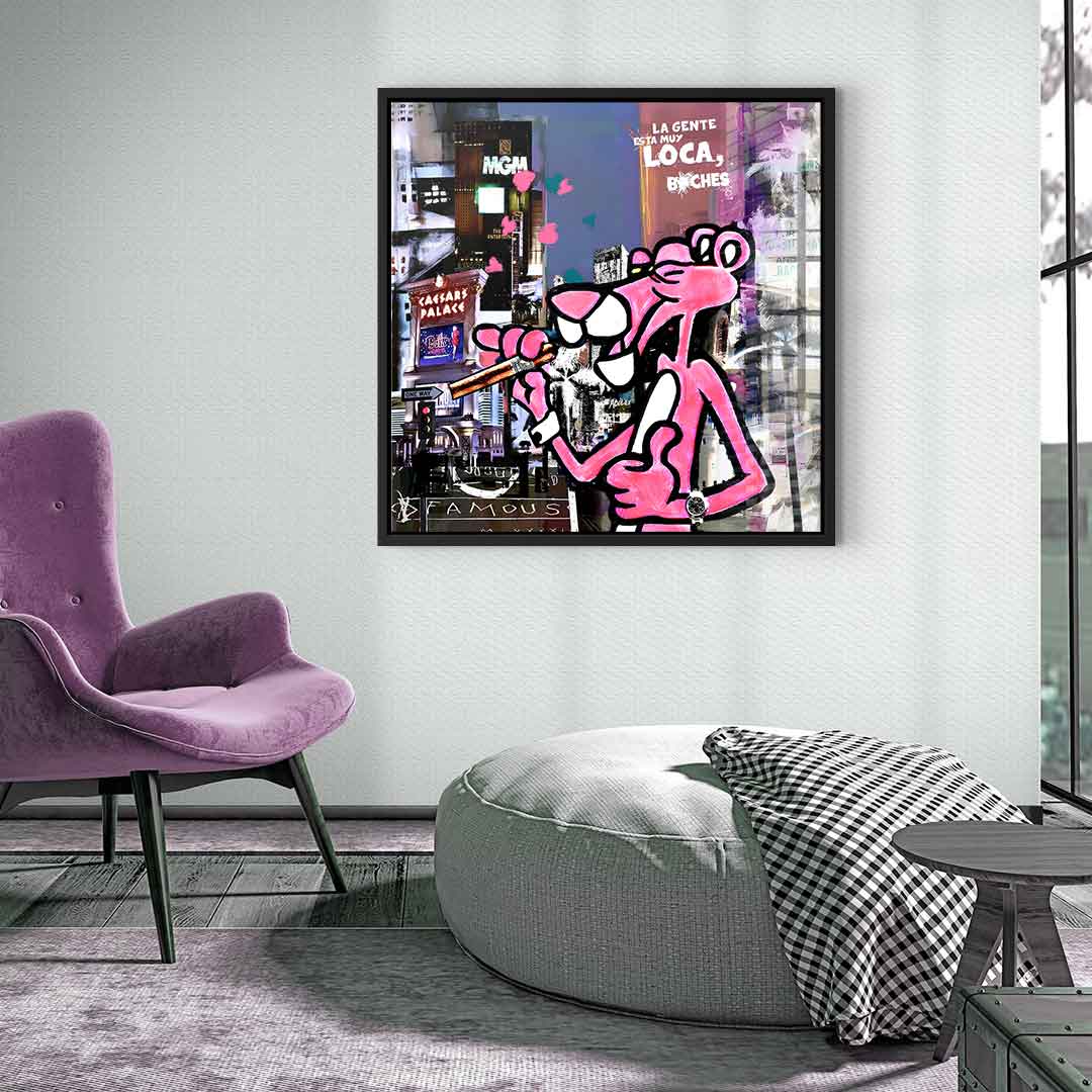 Pink panther muyloca - acrylic glass