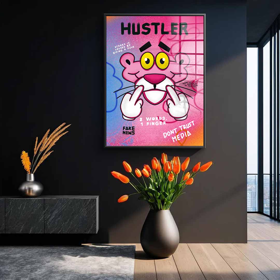 Pink Panther - acrylic glass