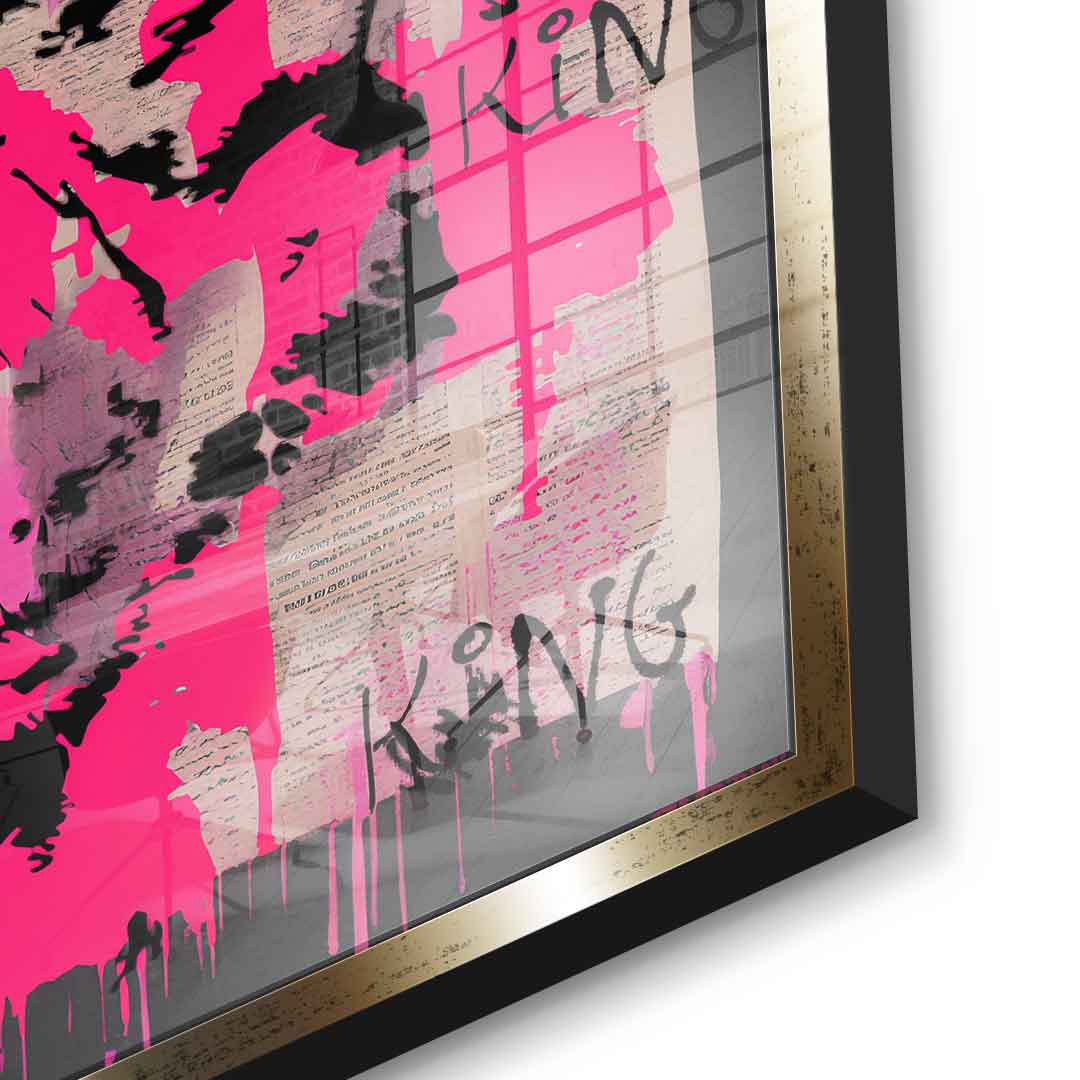 Pink Tiger - Acrylglas