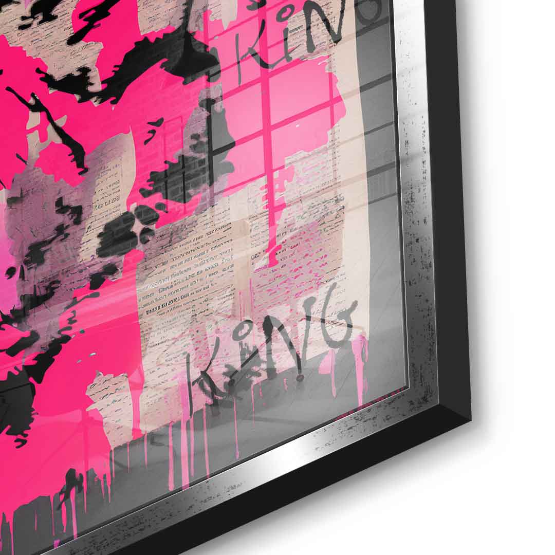 Pink Tiger - Acrylglas