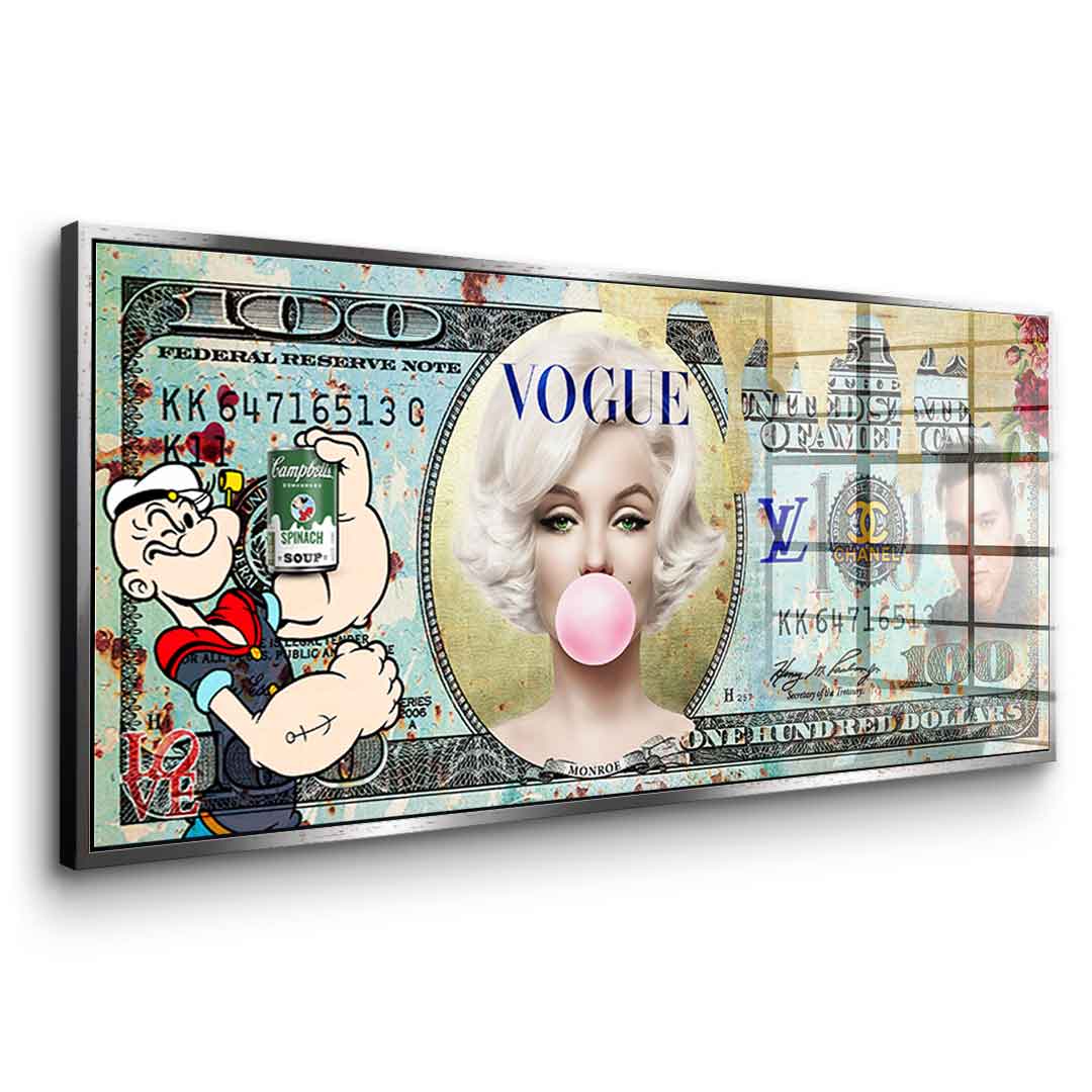 Pop Art Bill - Acrylglas