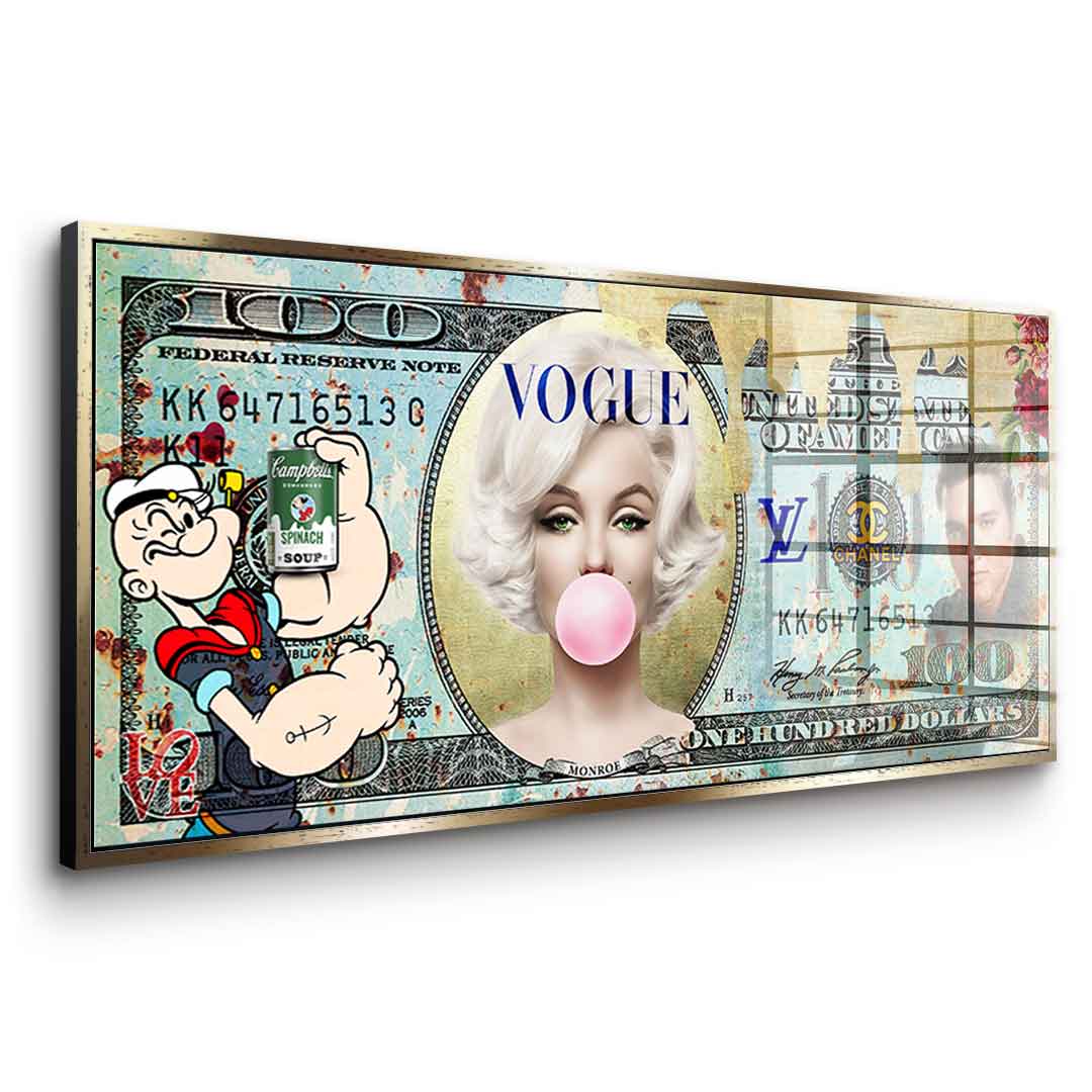 Pop Art Bill - Acrylglas