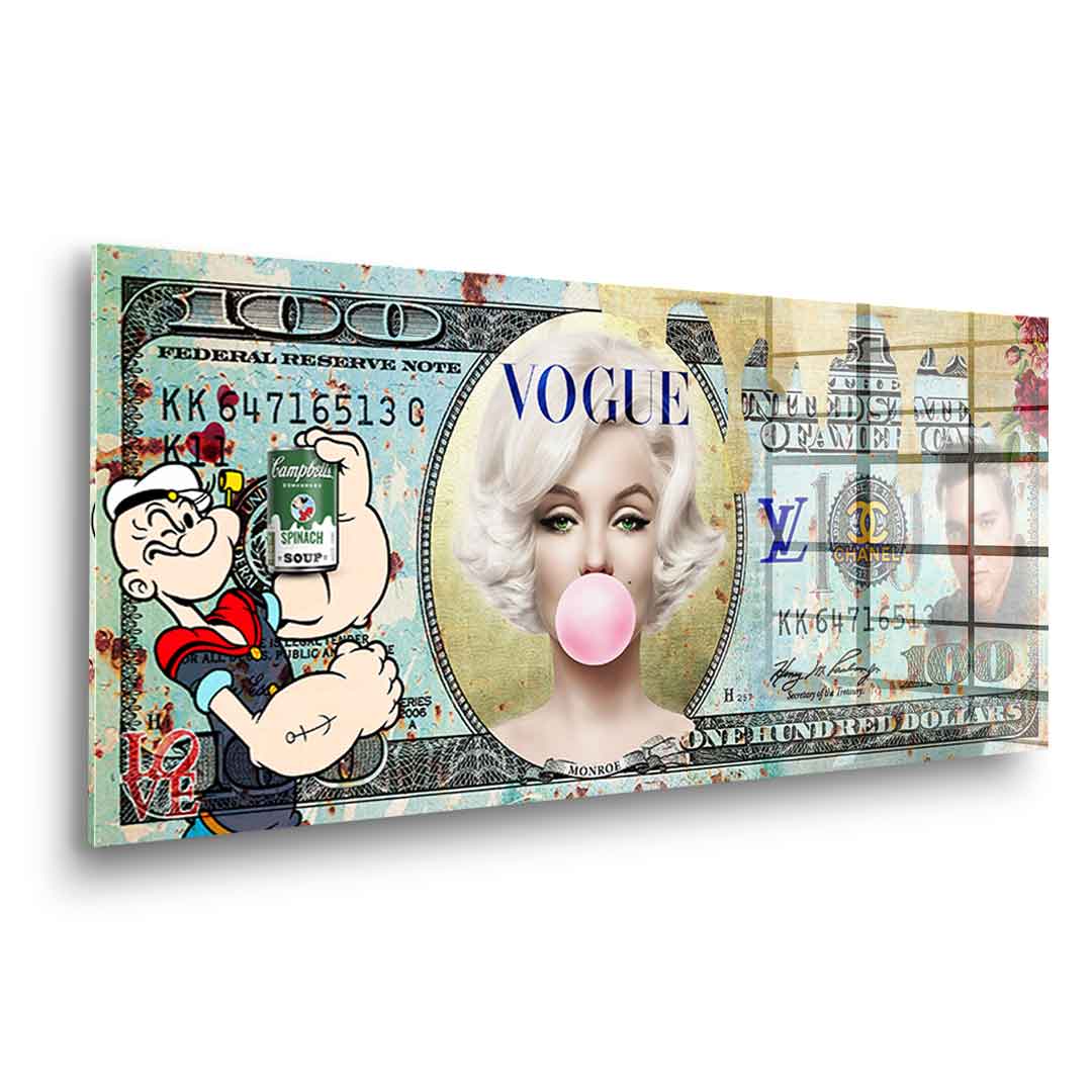 Pop Art Bill - Acrylglas