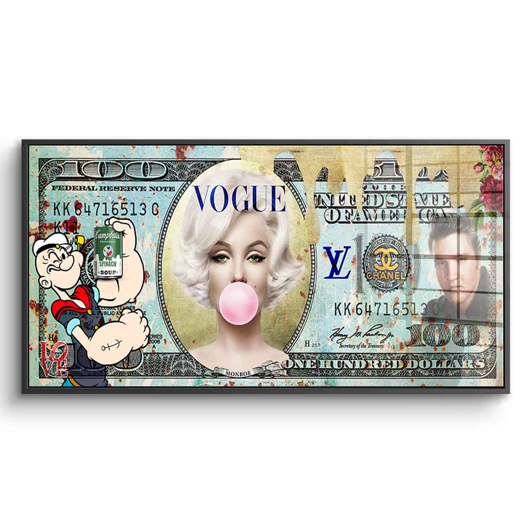Pop Art Bill - Acrylglas