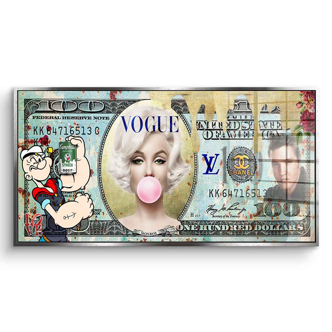 Pop Art Bill - Acrylglas