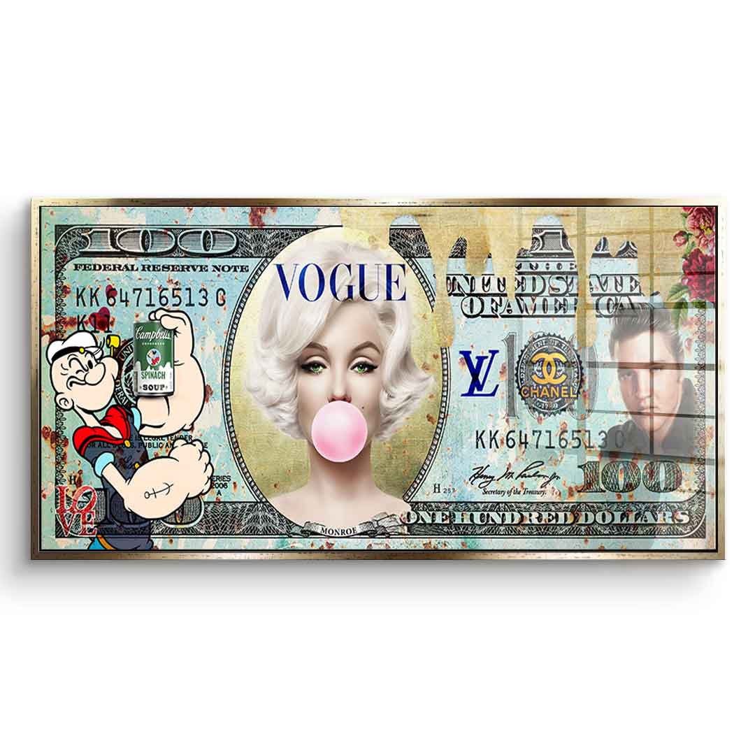 Pop Art Bill - Acrylglas
