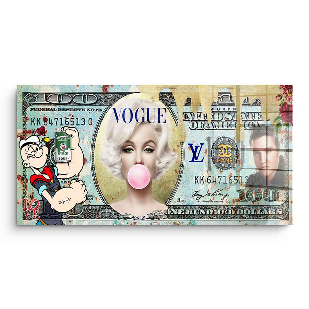 Pop Art Bill - Acrylglas