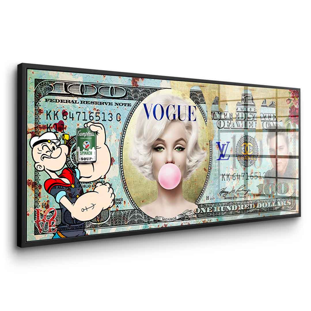 Pop Art Bill - Acrylglas