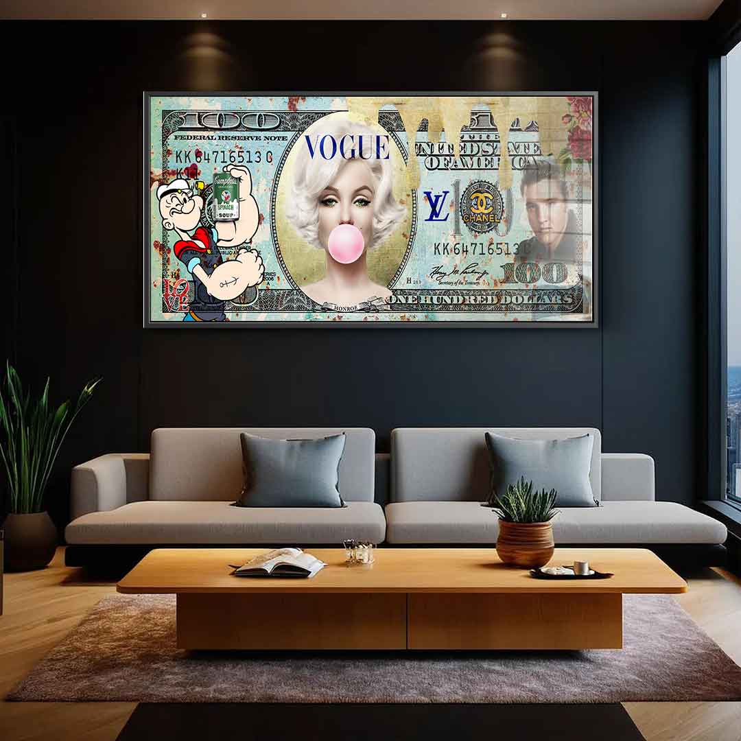 Pop Art Bill - Acrylglas