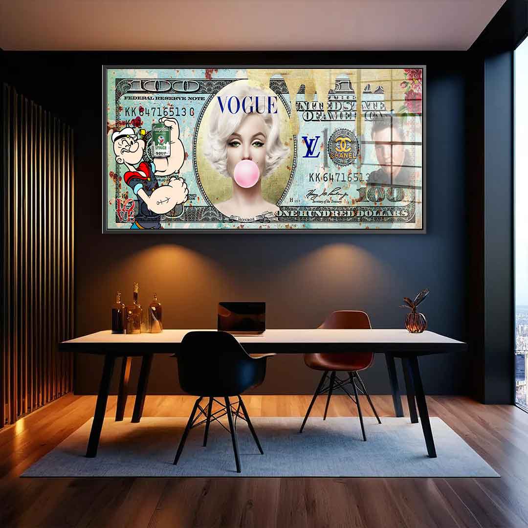 Pop Art Bill - Acrylglas