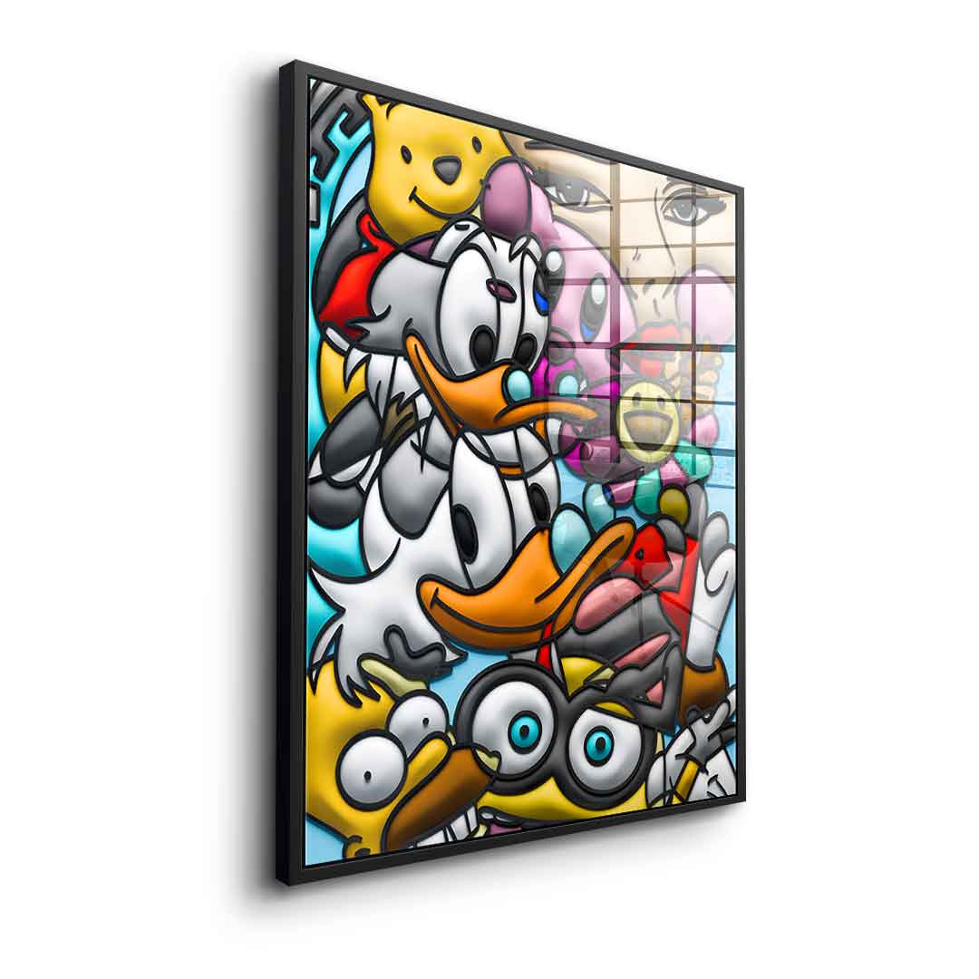 Pop Culture Patchwork - Acrylglas