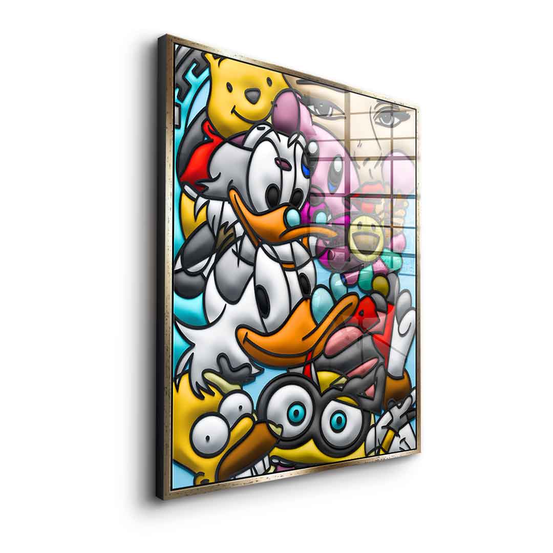 Pop Culture Patchwork - Acrylglas