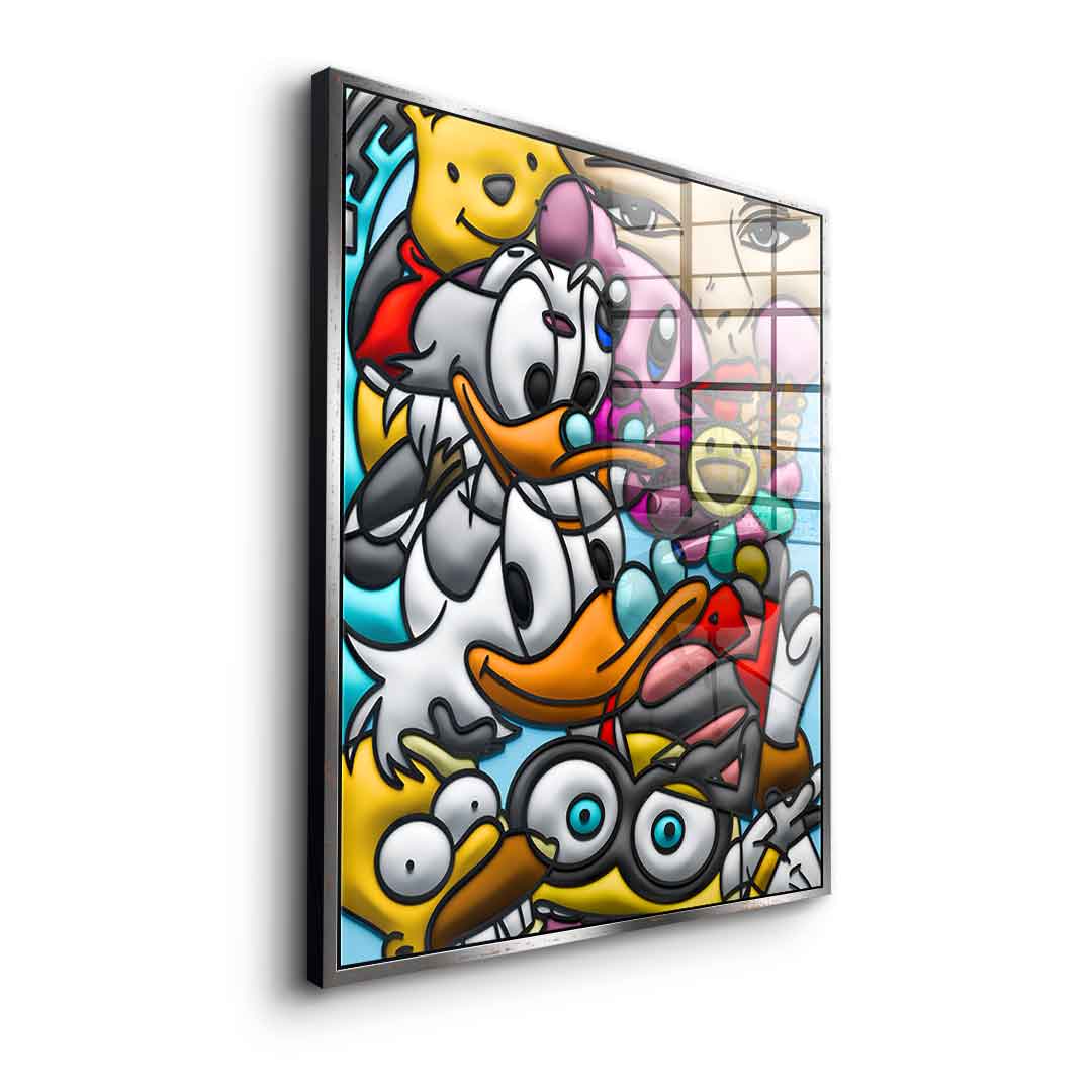 Pop Culture Patchwork - Acrylglas