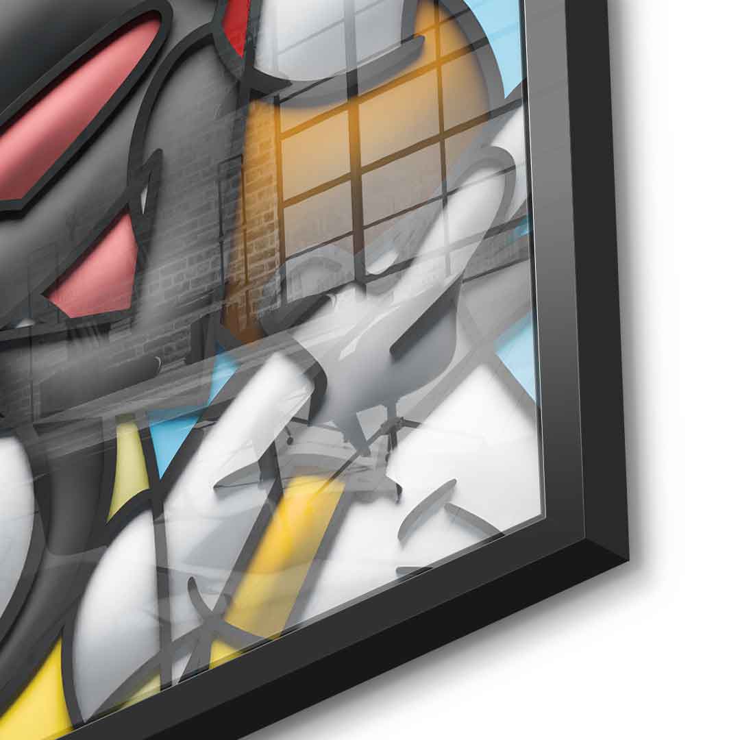 Pop Culture Patchwork - Acrylglas
