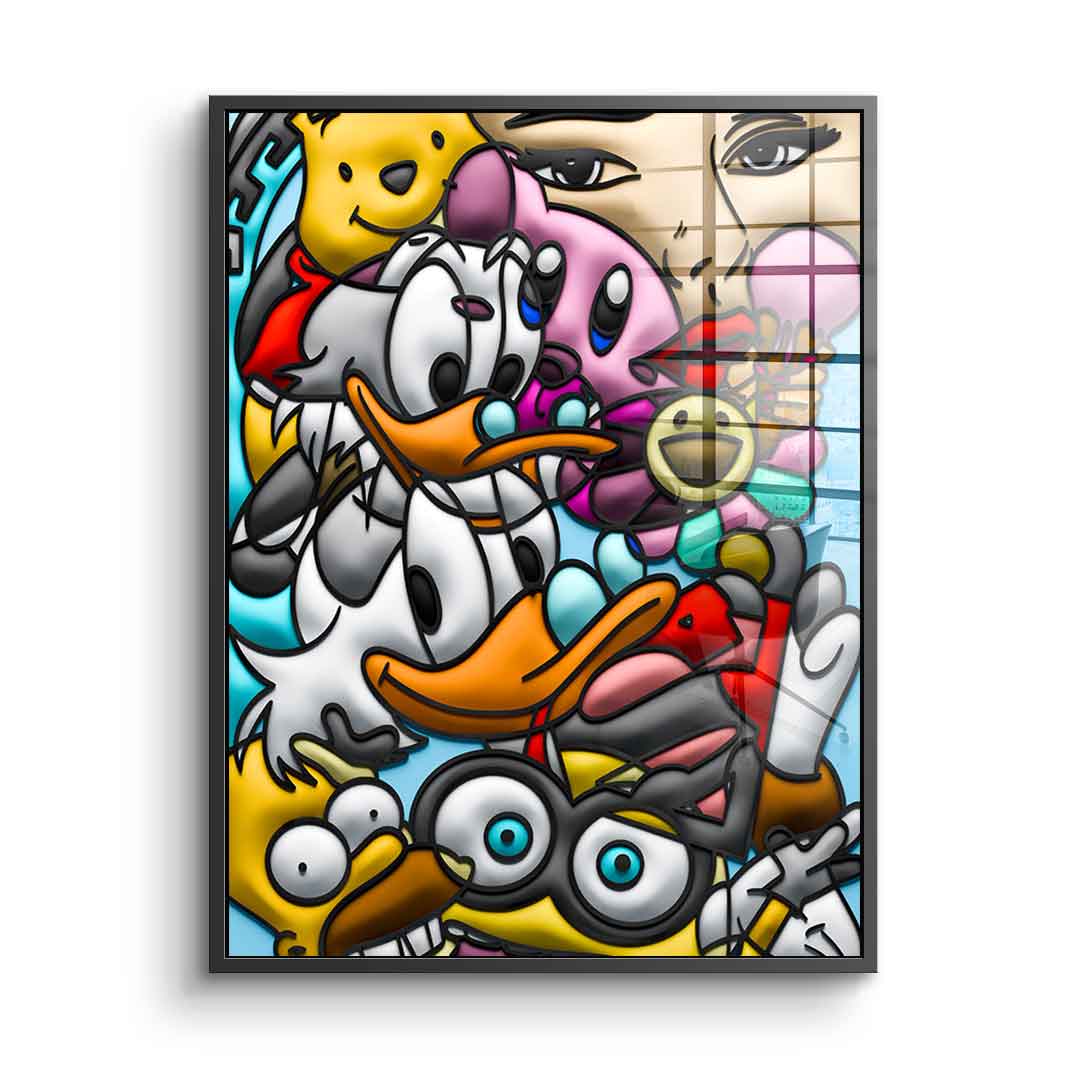 Pop Culture Patchwork - Acrylglas