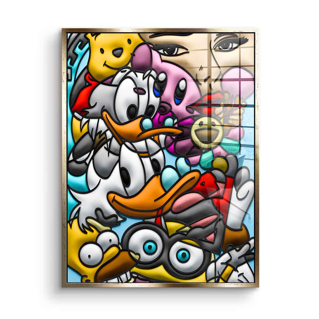 Pop Culture Patchwork - Acrylglas