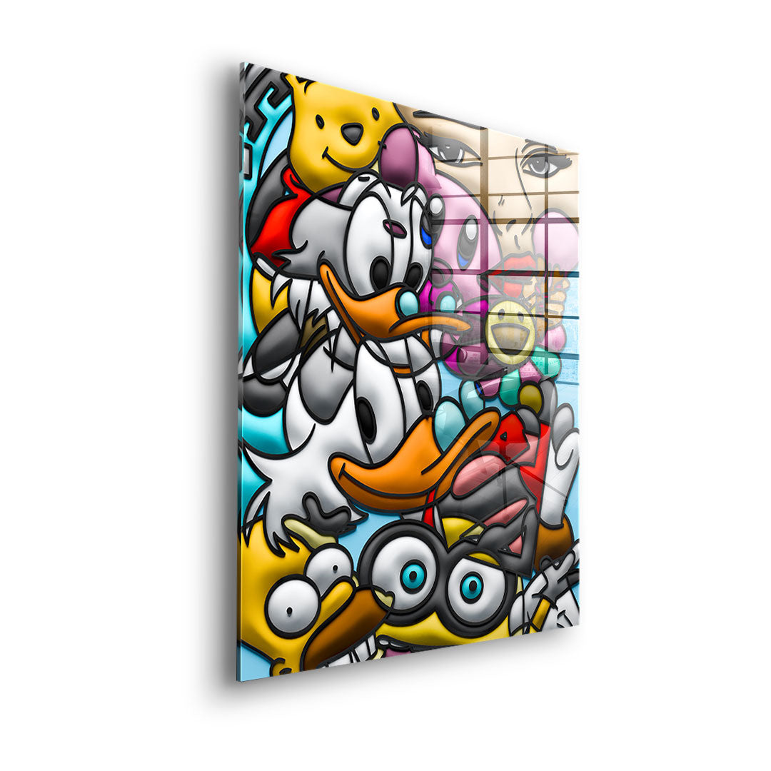 Pop Culture Patchwork - Acrylglas
