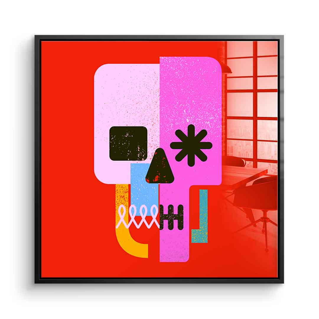 Pop Skull - Acrylglas