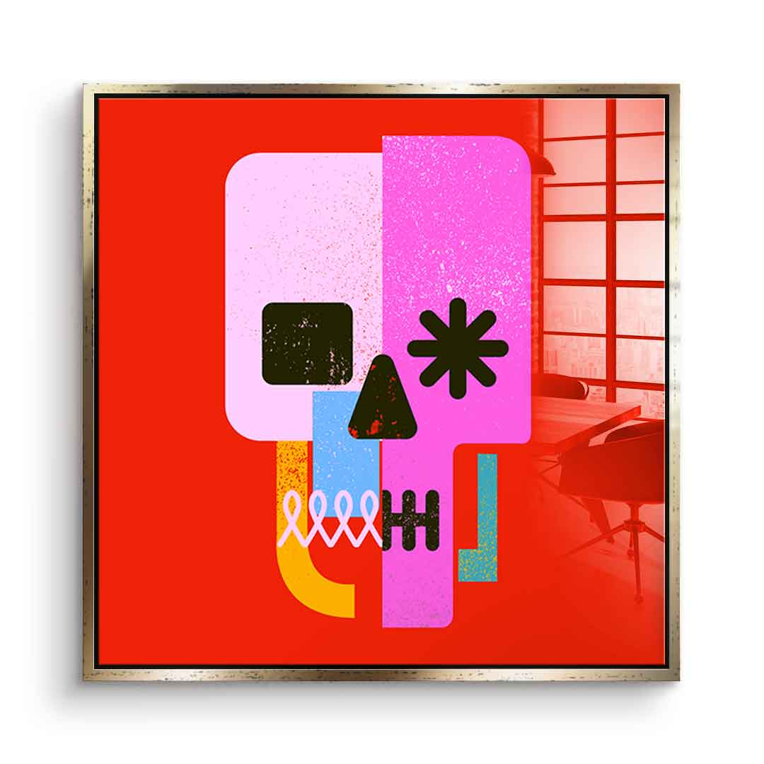 Pop Skull - Acrylglas