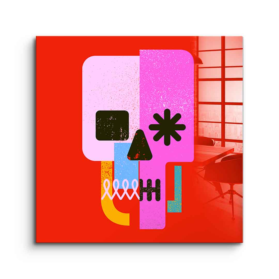 Pop Skull - Acrylglas