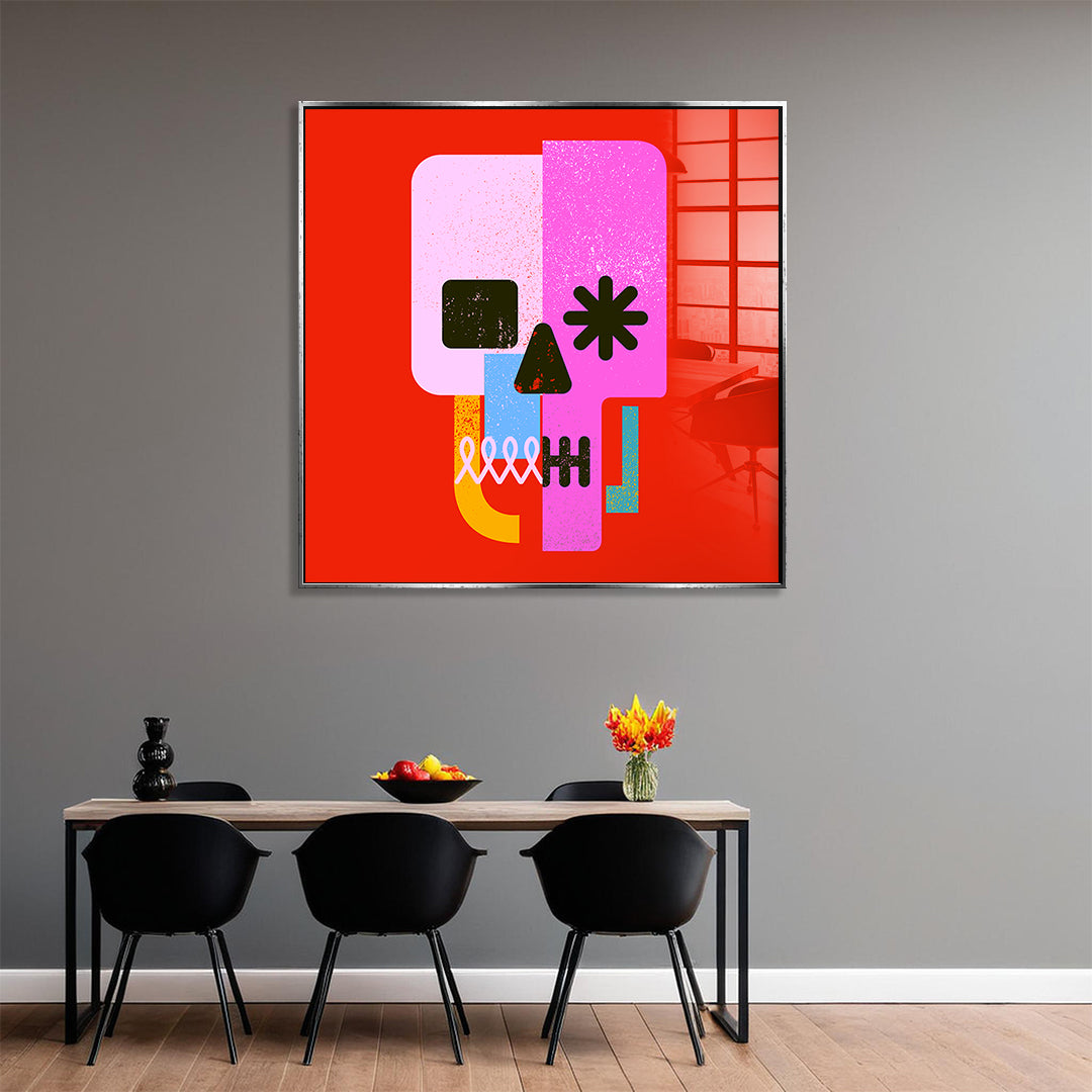 Pop Skull - Acrylglas